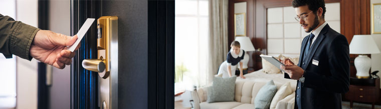 Smarte Zutrittssteuerung für Hotels Headerbild
