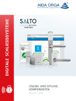 AIDA Zutrittslösungen SALTO Broschürentitel