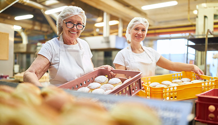 Bäckereimitarbeiterinnen